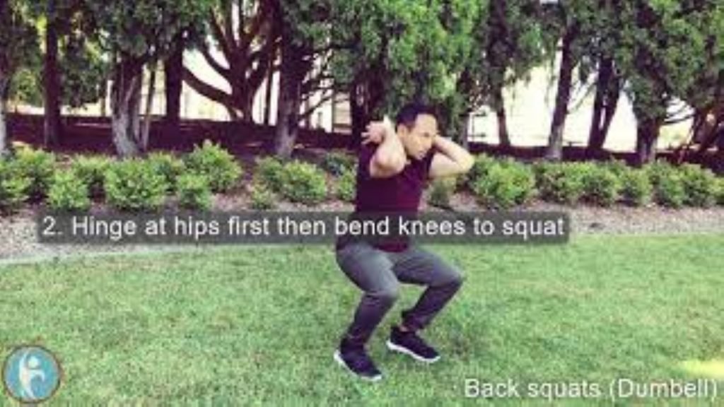 Back squats DB