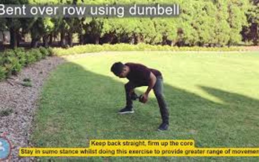 Bent over row (DB double handed)
